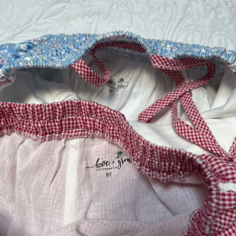 Love & Grow American Beauty Tunic Set Size 5